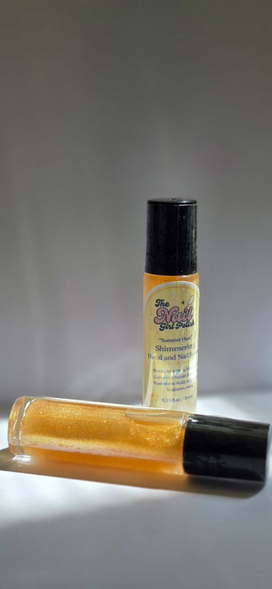 Shimmering Hand and Nail Serums