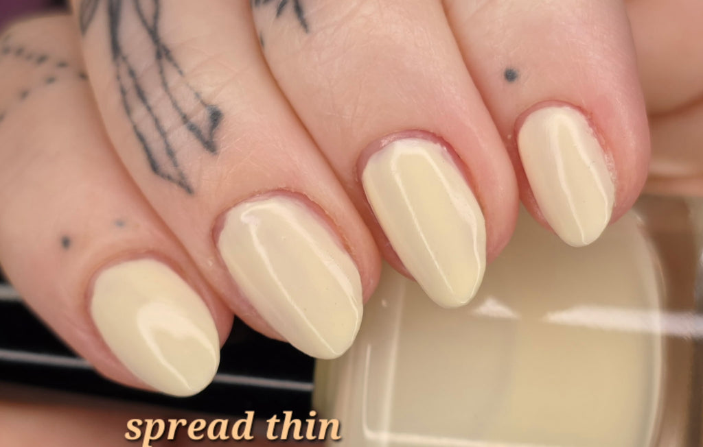 Spread thin Nail Polish
